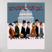 Reiseplakat der Washington DC Poster (Vorne)