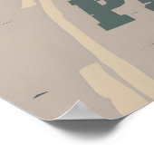Reiseplakat des Jasper-Nationalparks Poster (Ecke)