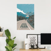 Reiseplakat des Jasper-Nationalparks Poster (Heimbüro)