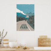 Reiseplakat des Jasper-Nationalparks Poster (Küche)