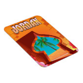 Reiseplakat des Jordan Palace Magnet (Rechte Seite)