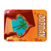 Reiseplakat des Jordan Palace Magnet (Horizontal)