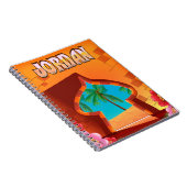 Reiseplakat des Jordan Palace Notizblock (Rechte Seite)