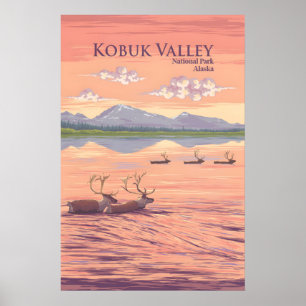 Reiseplakat des Kobuk Valley National Parks Poster