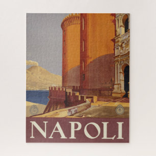 Reiseplakat des Vesuvs und der Bucht von Neapel Puzzle