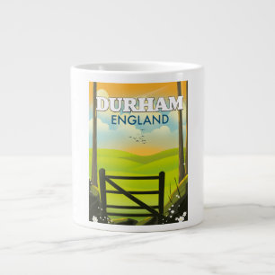 Reiseplakat Durham England Jumbo-Tasse