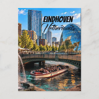 Reiseplakat Eindhoven Niederlande, landschaftlich Postkarte