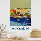 Reiseplakat entdecken, Text bearbeiten Poster (Küche)