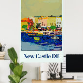 Reiseplakat entdecken, Text bearbeiten Poster (Heimbüro)