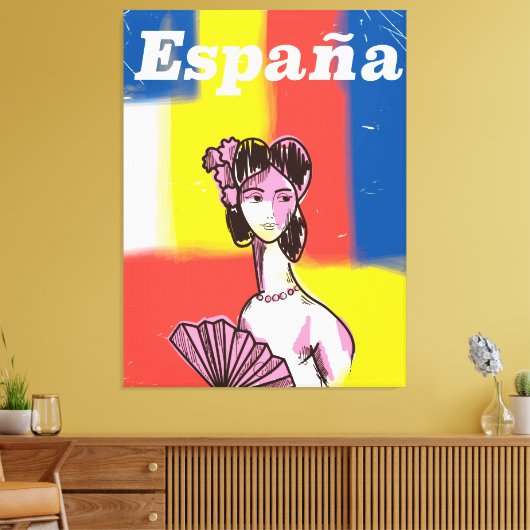 Reiseplakat España Leinwanddruck (Insitu (Wohnzimmer))