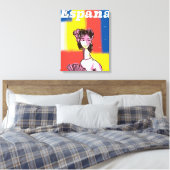 Reiseplakat España Leinwanddruck (Insitu (Schlafzimmer))
