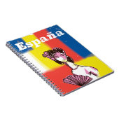 Reiseplakat España Notizblock (Rechte Seite)