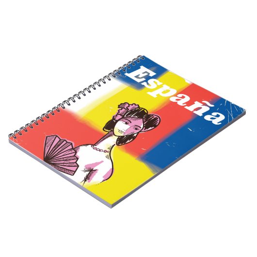 Reiseplakat España Notizblock (Linke Seite)