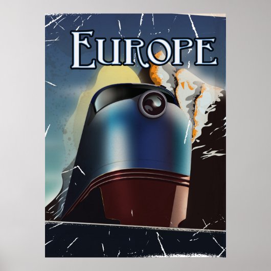 Reiseplakat Europa Poster (Vorne)