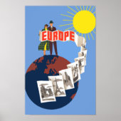 Reiseplakat Europa Poster (Vorne)