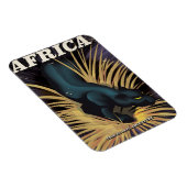 Reiseplakat für Afrika Magnet (Rechte Seite)