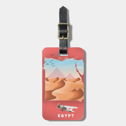 Reiseplakat für Ägypten Gepäckanhänger (Vorderseite vertikal)
