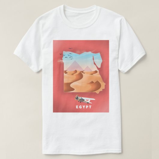 Reiseplakat für Ägypten T-Shirt (Design vorne)