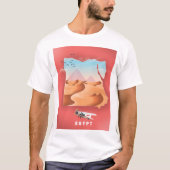 Reiseplakat für Ägypten T-Shirt (Vorderseite)