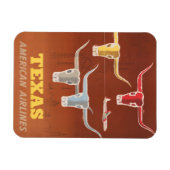 Reiseplakat für American Airlines nach Texas Magnet (Horizontal)