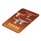Reiseplakat für American Airlines nach Texas Magnet (Linke Seite)