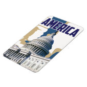 Reiseplakat für Amerika Magnet (Linke Seite)