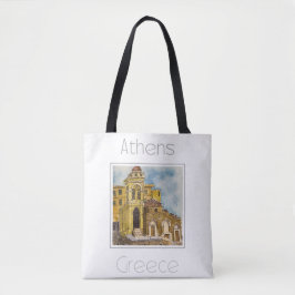 Reiseplakat für Athen - Griechenland Tasche