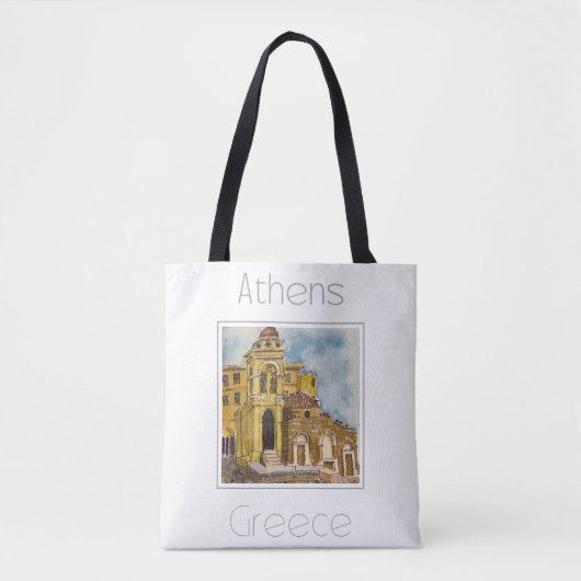 Reiseplakat für Athen - Griechenland Tasche (Vorderseite)