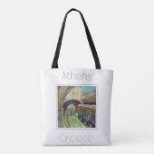 Reiseplakat für Athen - Griechenland Tasche (Rückseite)