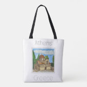 Reiseplakat für Athen - Griechenland Tasche (Rückseite)