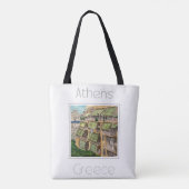Reiseplakat für Athen - Griechenland Tasche (Rückseite)