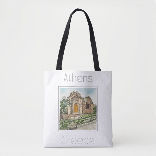 Reiseplakat für Athen - Griechenland Tasche (Vorderseite)
