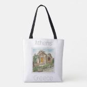 Reiseplakat für Athen - Griechenland Tasche (Rückseite)