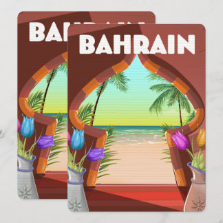Reiseplakat für Bahrain Palace