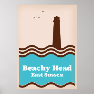 Reiseplakat für Beachkopffahrer Poster
