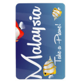 Reiseplakat für den malaysischen Cartoon Magnet (Vertikal)