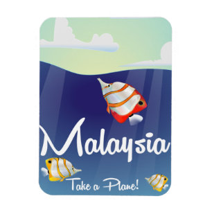 Reiseplakat für den malaysischen Cartoon Magnet