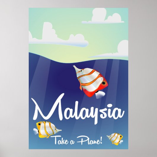Reiseplakat für den malaysischen Cartoon Poster (Vorne)