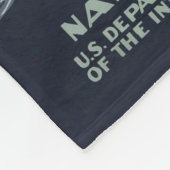 Reiseplakat für den Yellowstone Nationalpark Fleecedecke (Ecke)