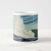 Reiseplakat für den Yellowstone Nationalpark Jumbo-Tasse (Vorderseite)