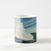 Reiseplakat für den Yellowstone Nationalpark Kaffeetasse (Mittel)