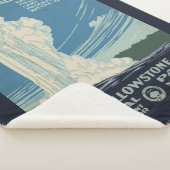 Reiseplakat für den Yellowstone Nationalpark Sherpadecke (3/4)