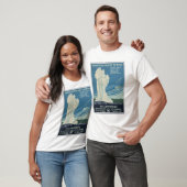 Reiseplakat für den Yellowstone Nationalpark T-Shirt (Unisex)