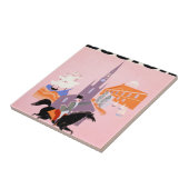 Reiseplakat für deutsche Fluggesellschaften nach B Fliese (Seite)