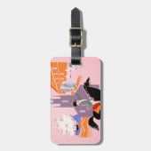 Reiseplakat für deutsche Fluggesellschaften nach B Gepäckanhänger (Vorderseite vertikal)