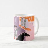 Reiseplakat für deutsche Fluggesellschaften nach B Kaffeetasse (VorderseiteRechts)