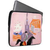 Reiseplakat für deutsche Fluggesellschaften nach B Laptopschutzhülle (Vorne Rechts)