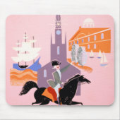 Reiseplakat für deutsche Fluggesellschaften nach B Mousepad (Vorne)