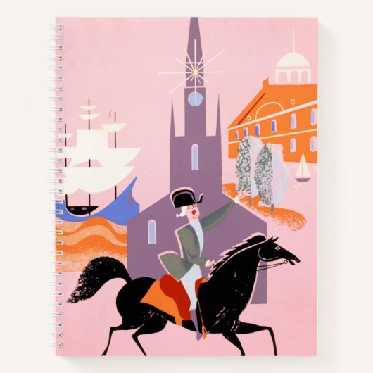 Reiseplakat für deutsche Fluggesellschaften nach B Notizblock (Vorderseite)