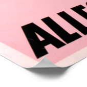 Reiseplakat für deutsche Fluggesellschaften nach B Poster (Ecke)